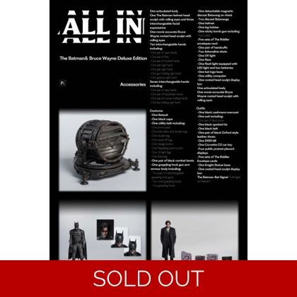 Queen Studios INART 1/6 The Batman & Bruce Wayne Deluxe Edition